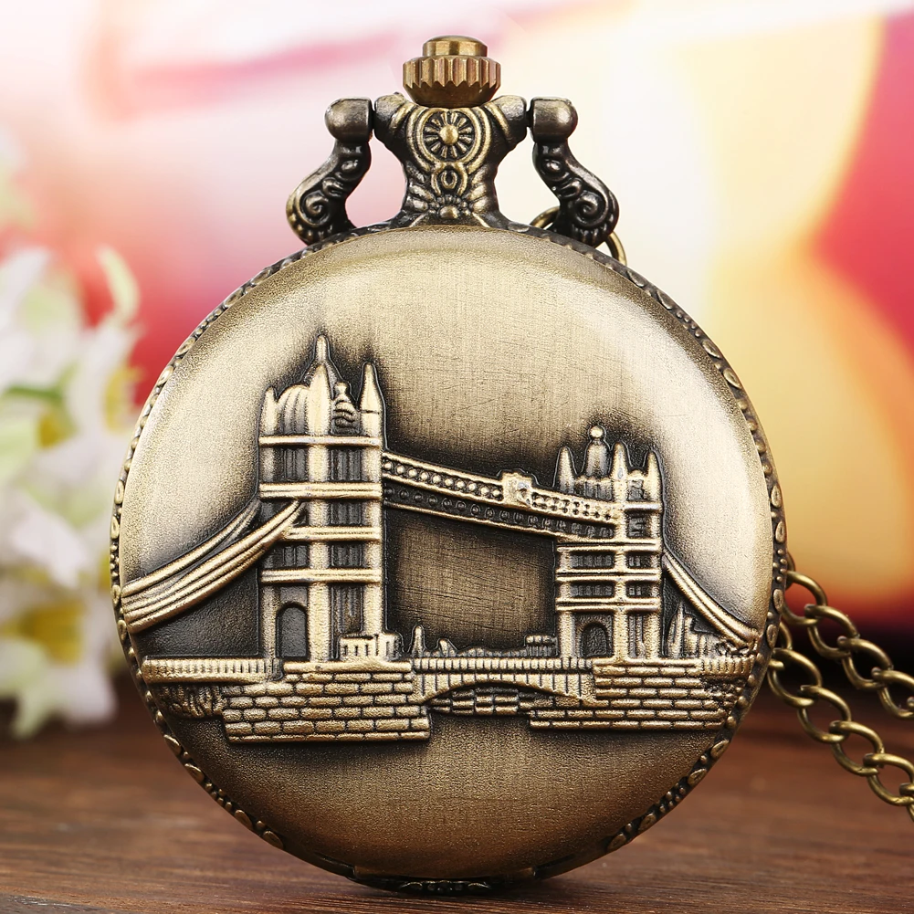 British Souvenir Gift Vintage Metal Jewelry London Tower Bridge