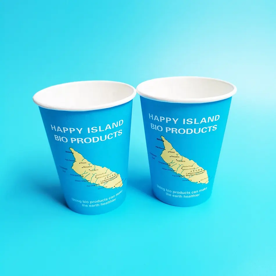 Disposable Single Wall Paper Cup and Bowl High Quality with Logo Printing 2