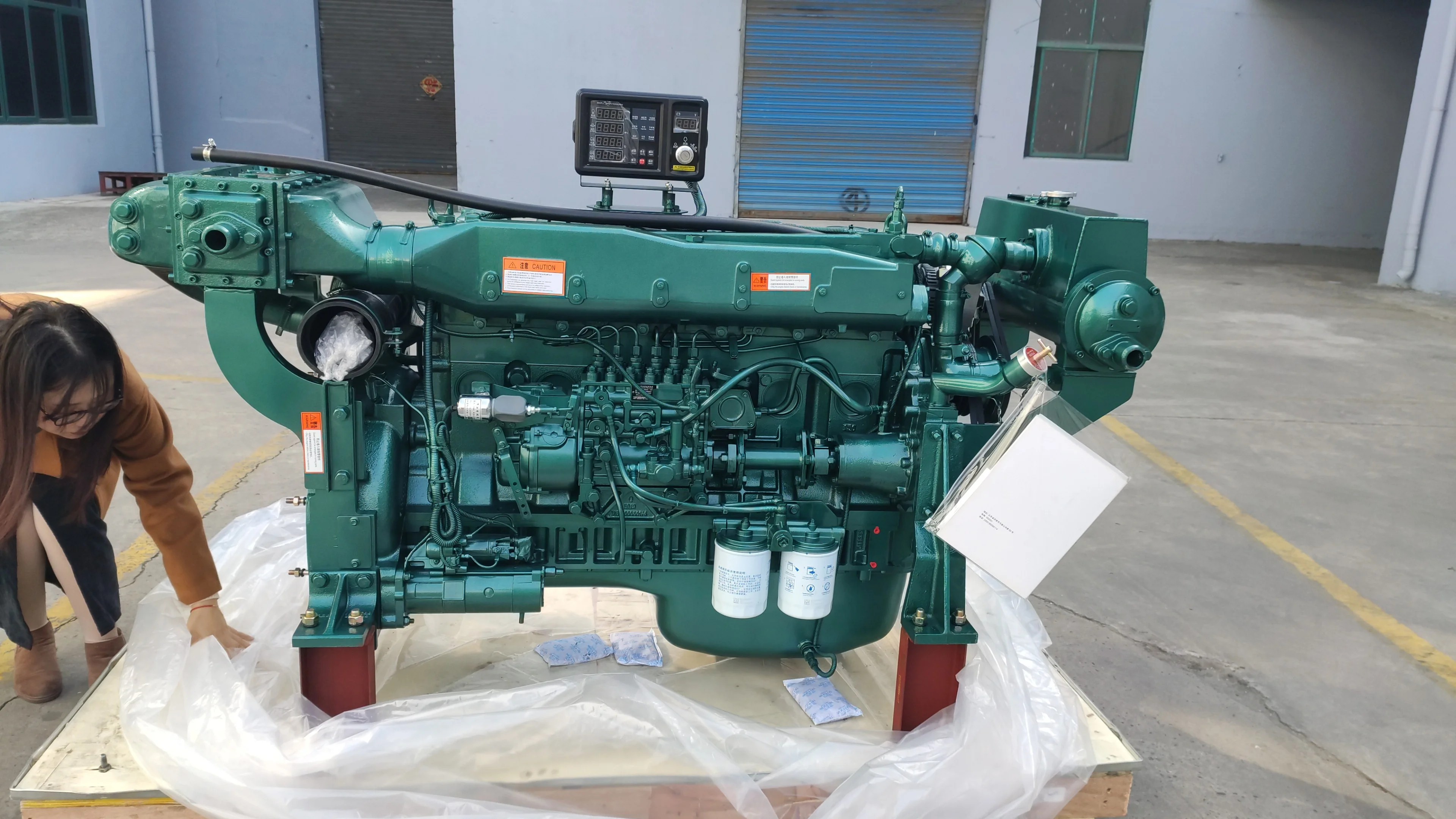 Widdop Engine Turbocharged and Intercooled 6 Cylinder 4 Stroke Sinotruk WD615 Series ...