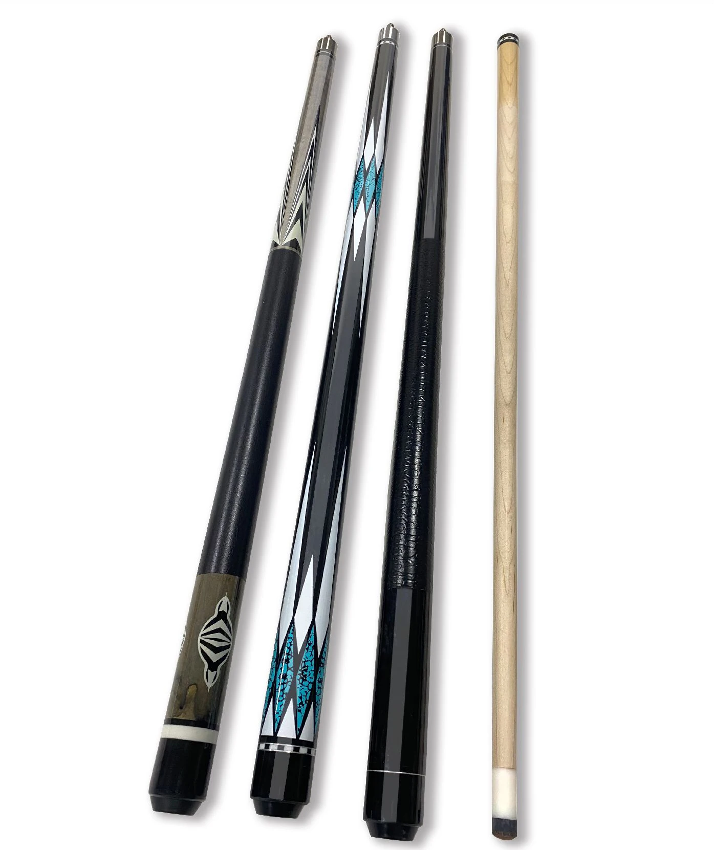 Factory Direct Sales 13mm Colorful 1/2 Jointed Billiard Cue Stick Pool Cue Buy Billiard Cue