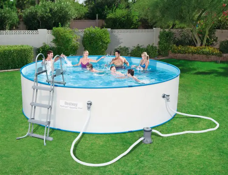 Bestway 56668 round steel frame swimming pool