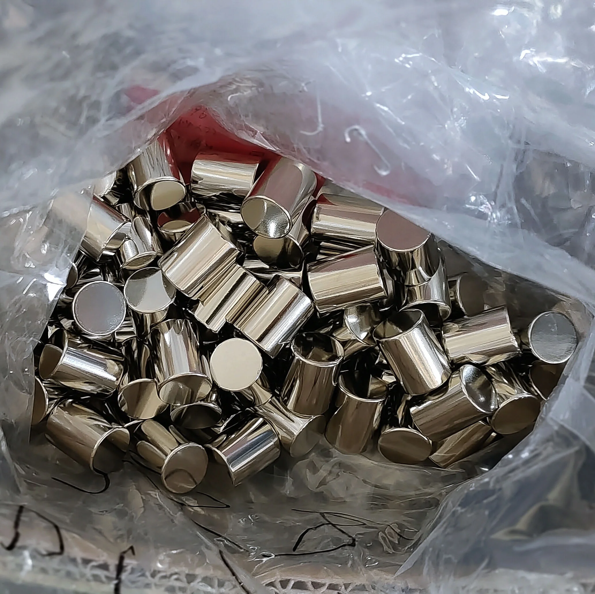 N35 N38 N45 Неодимовый магнитный стержневой цилиндр Сильный Перманентный блок с узором NDfeb магнит композитный покрытием медицинская