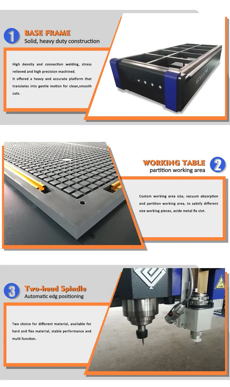New designs multifunction 1300*2500mm servo cnc router engraving machine for metal