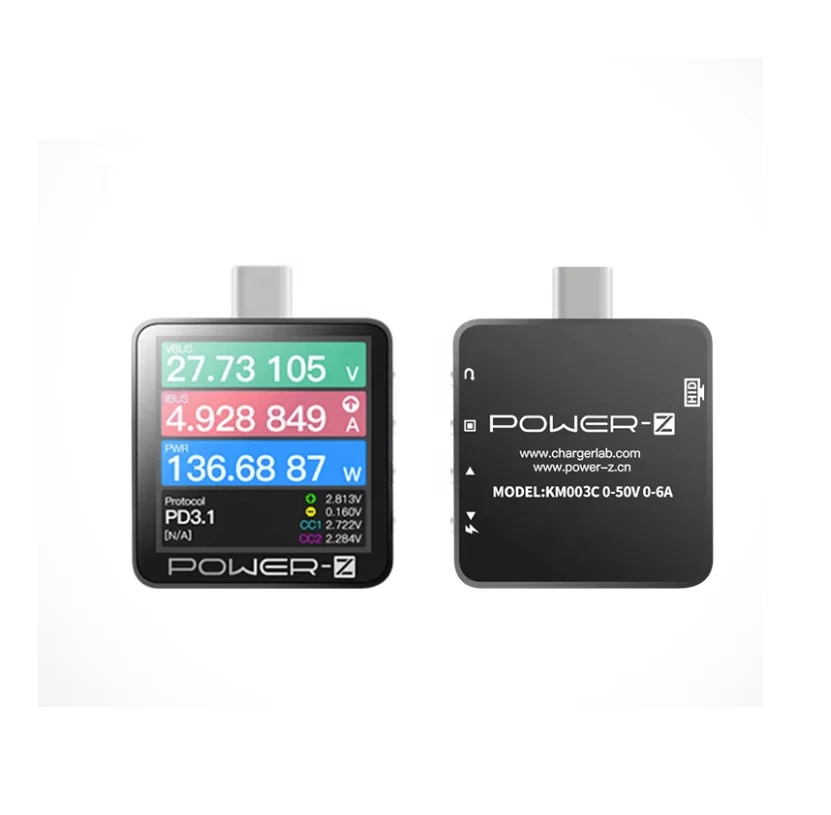 ChargerLAB POWER-Z KM003C Dual Type-C Tester for USB PD3.1