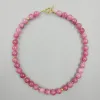 Strawberry Chalcedony Necklace