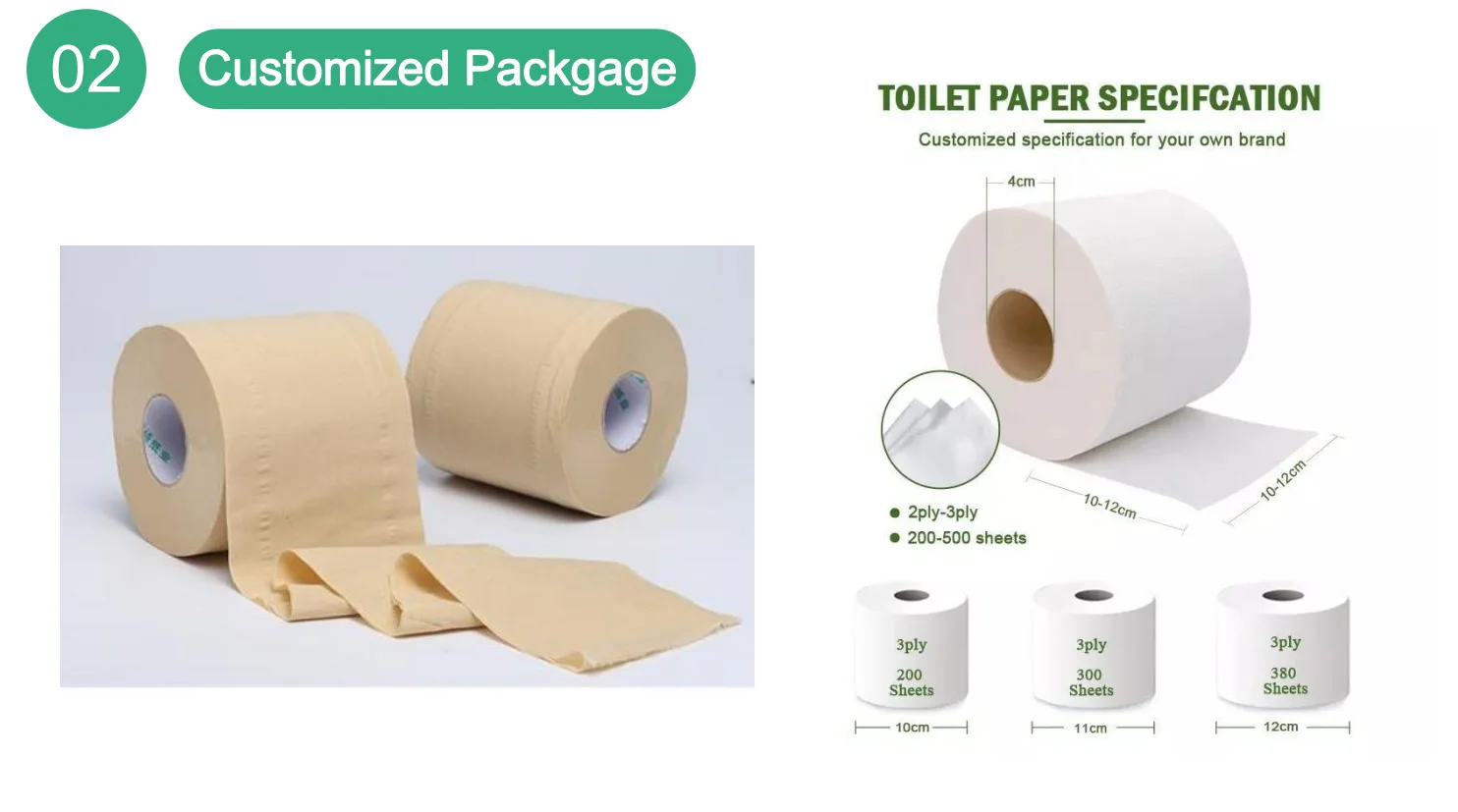 Customize Toilet Paper Rolls Use Bathroom Tissue Wholesaler Soft Wc