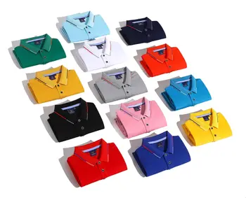 Most popular Men's Embroidered Polo Shirts High Quality Plain Golf Polo shirts pullover custom embroidery logo men's polo shirts