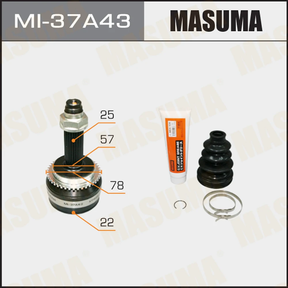 MI-37A43 MASUMA Automotive Parts Transmission System cv joint 