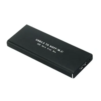 Aluminum Alloy M.2 Hard Drive Box NGFF Protocol Solid State Drive Box SSD USB3.0 External Mobile Hard Drive Box
