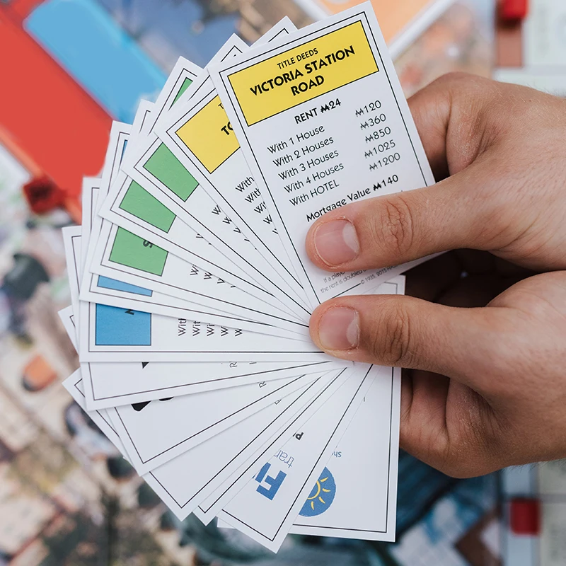 Factory Direct Sale Customized Monopoly Game for Kids Life Monopoli Board Game for Family