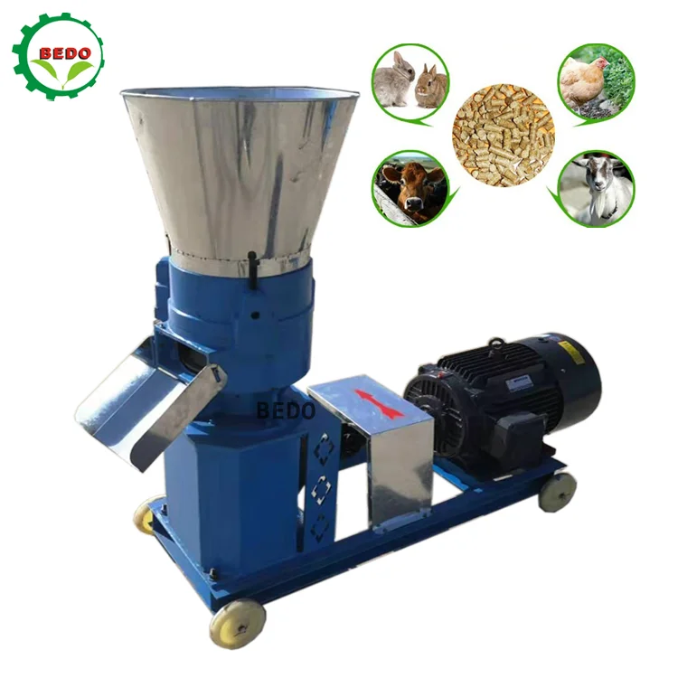 Durable Pelletizer Feed Processing Making Mini Animal Feed Pellet Machine
