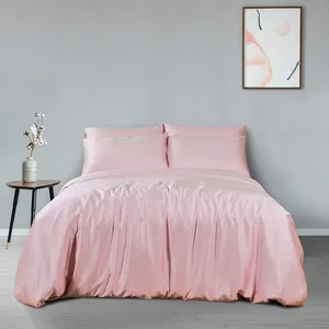 High Quality King Size Eucalyptus 100% Tencel Bedding Set Bedsheet Quality Bed Sheets for Beds Silk Duvet Cover