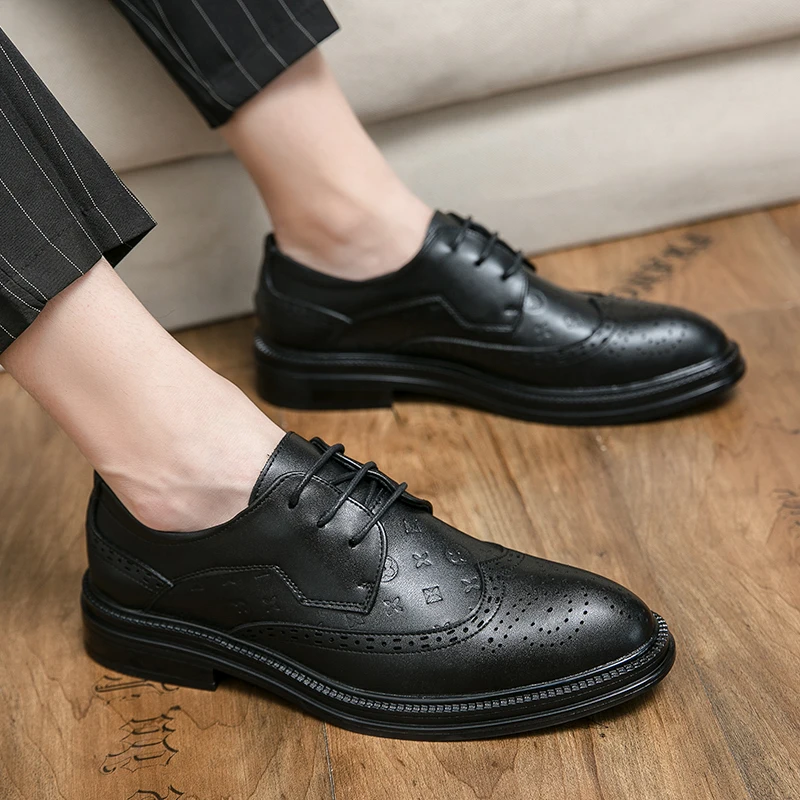 Men dress shoes penny loafers driving flat comfortable soft shoes