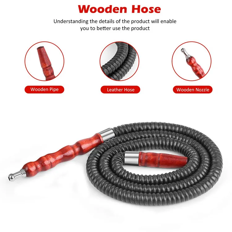 Wholesale Portable Disposable Plastic Shisha Hose Hookah Accessories