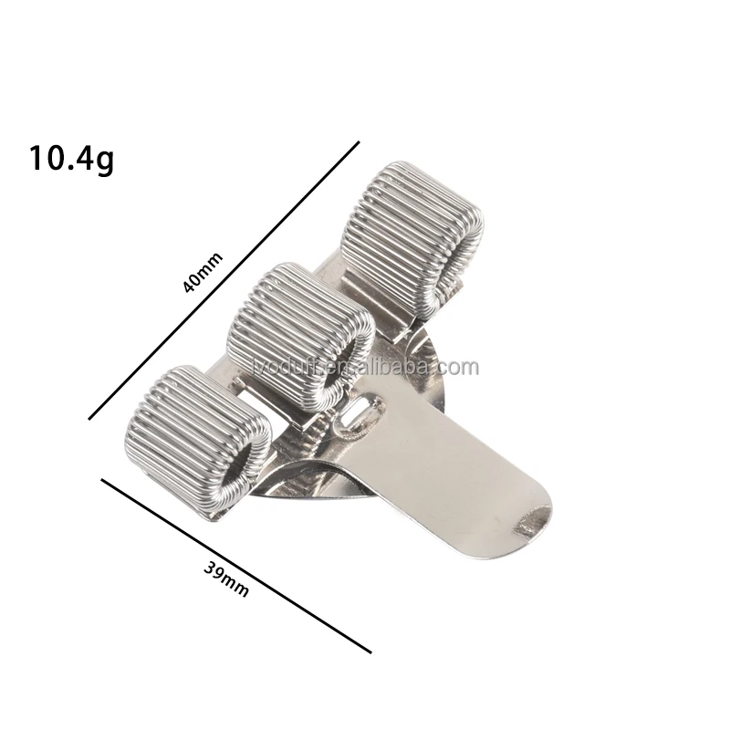 Spring Loop Pen Holder Ivoduff 3 Hole Loop Spring Pen Holder Clip Silver Color Metal Office ...