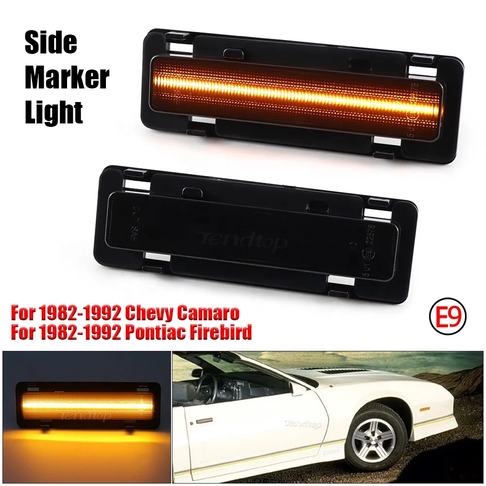 KENRTIR for 1993 1994 1995 1996 1997 1998 1999 2000 2001 2002 Chevy Camaro Rear Side Marker Light Smoked Lens Red LED Lamp, Side Marker Assemblies - Canada KENRTIR for 1993 1994 1995 1996 1997 1998 1999 2000 2001 2002 Chevy Camaro Rear Side Marker Light Smoked Lens Red LED Lamp, Side Marker Assemblies - Canada