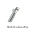 ฝาครอบสเต็ม/ชุดหูฟังสีเงิน M6x35