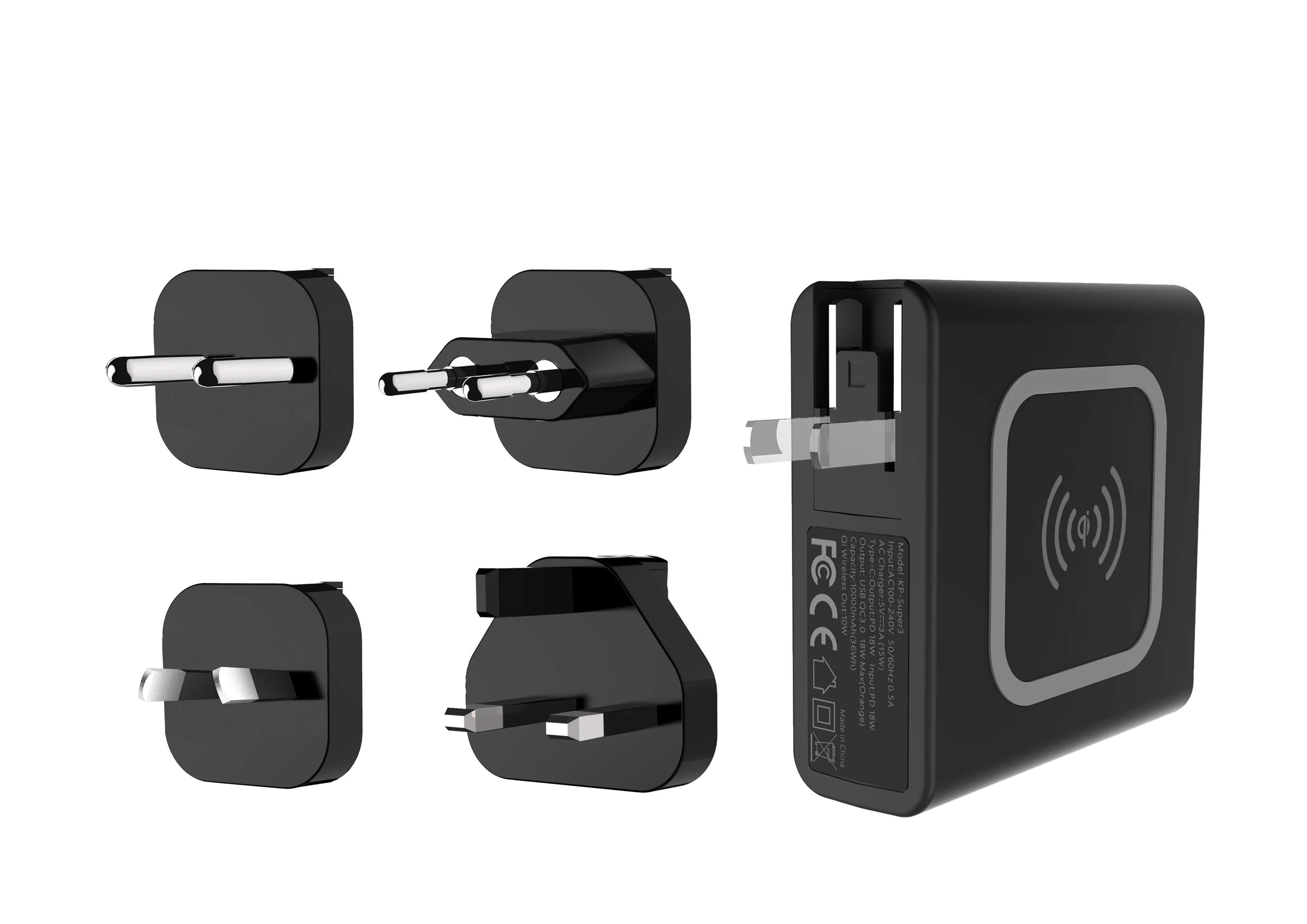 Consumer Electronics Mobile Phone 3 in 1 Portable  Multifunctional  Wireless Charging  Power Banks