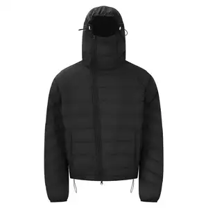 Men's High-Quality Winter Down Coat with Hood Thickened Warmth and Windproof Design, Luxurious Down Jacket Winter Coat