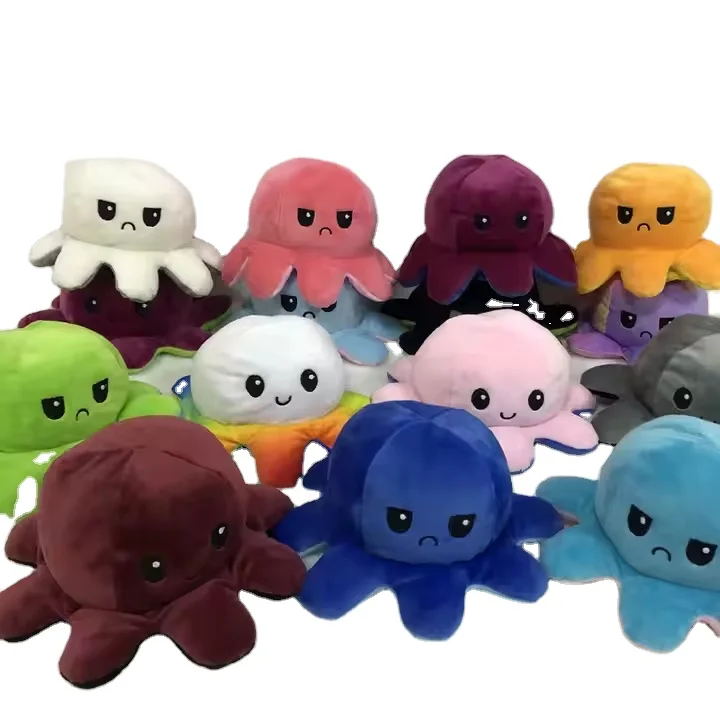 Venta caliente personalizado lindo relleno doble cara Flip