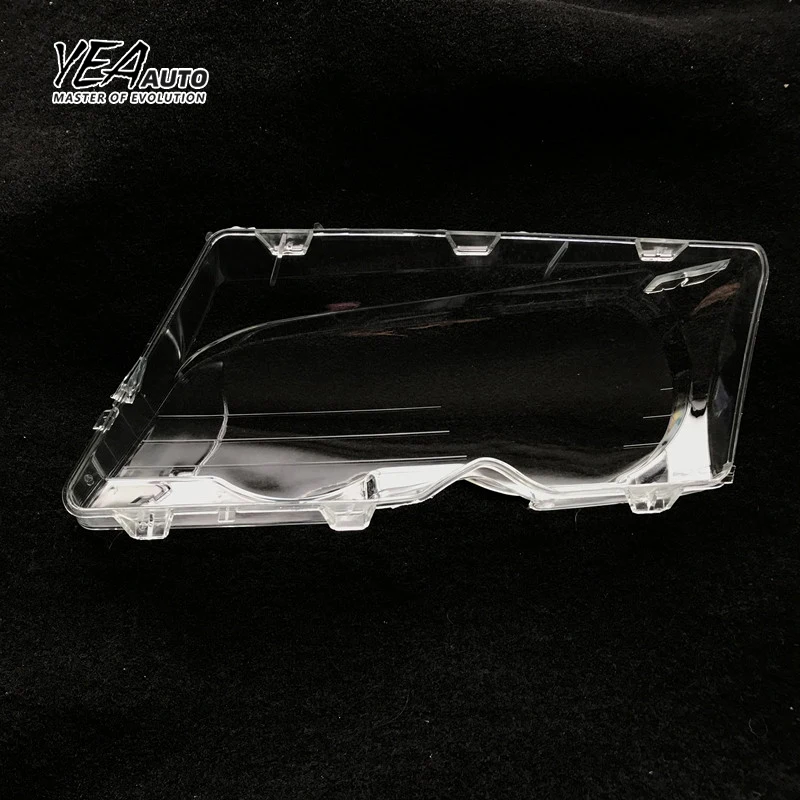 product car headlight cover lens glass pc lampshade for bmw 3 series e46 coupe 318i 320i headlamp glass shade lens cover 1998 2002-32