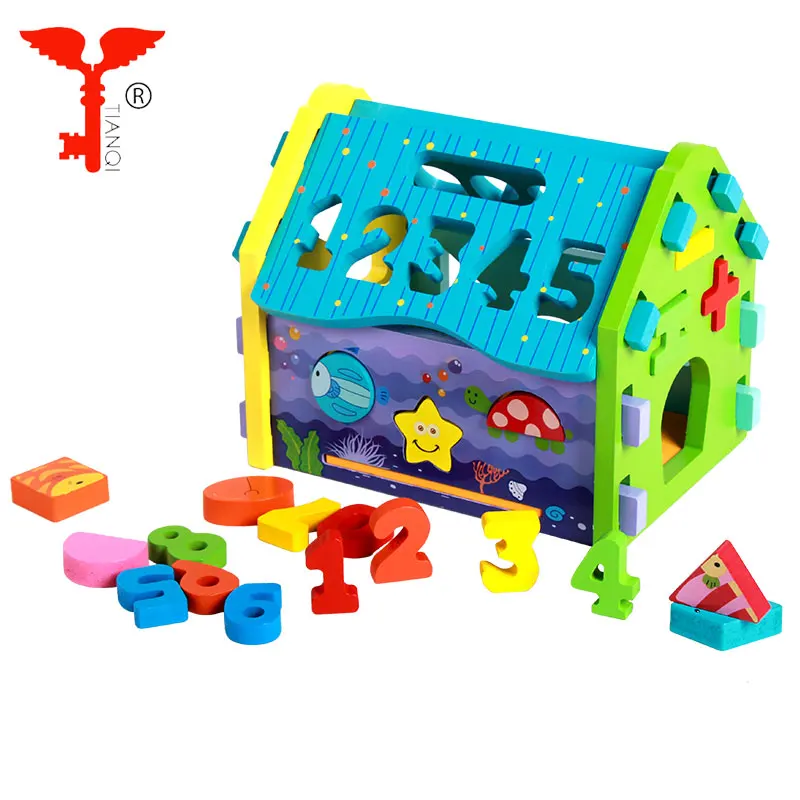 Intelligence Toy Assembling Toy Funny Digital Match Wisdom House