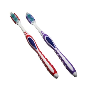 Massage Foldable Comfortable Handle Adult Toothbrush with Medium Bristle for Home Use