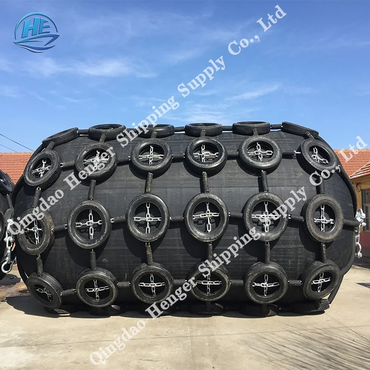 CCS Certification Chain And Tire Marine Pneumatic Rubber Fender For ship Boats