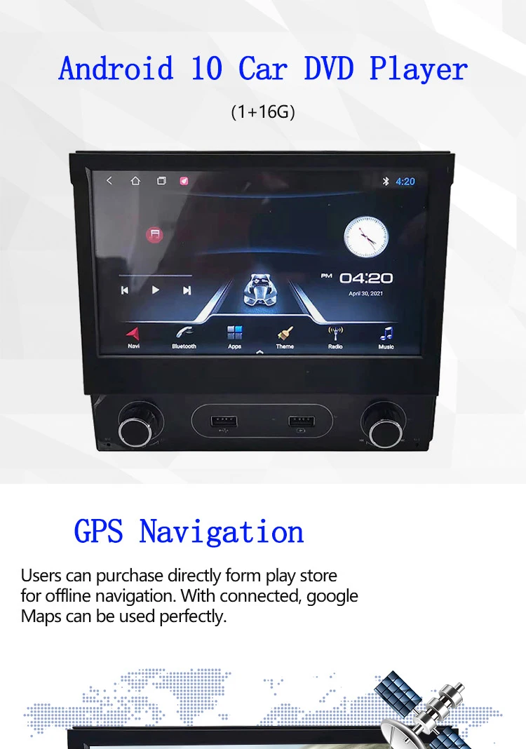 Din Car Radio Gps Touch Screen 