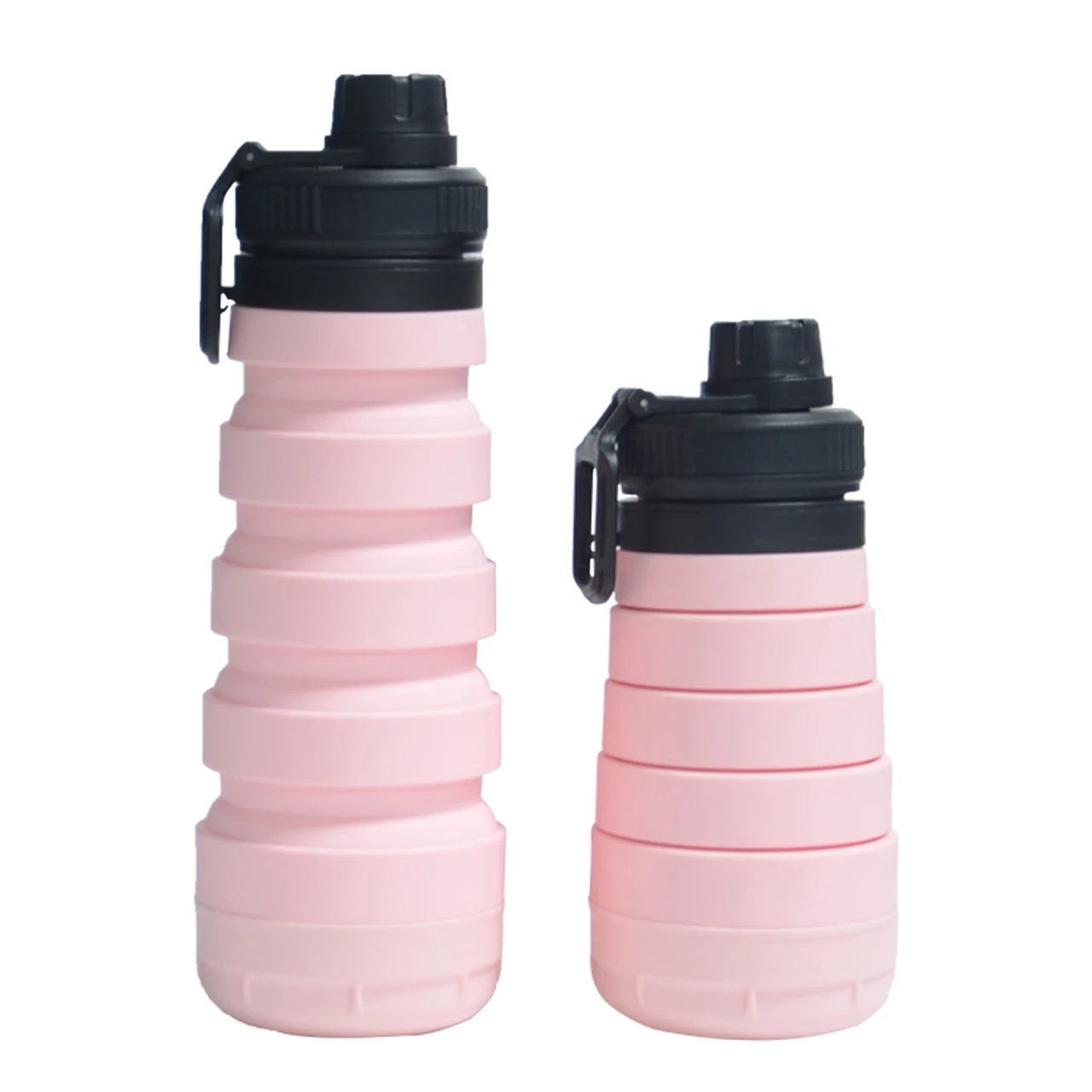 Nefeeko Collapsible Water Bottle, Reuseable BPA Free Silicone Foldable Water  Bottles for Travel Gym Camping Hiking