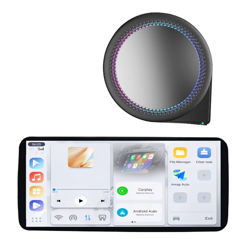 Wireless CarPlay AI Box – Android 13, Netflix & YouTube, 2G+32G, Plug & Play, 3-Year Warranty
