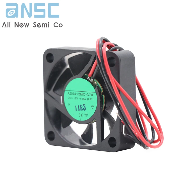 Original Axial flow fan AD0412MX-G70(XT1) DC12v 0.08A Industrial DC bearing silent cooling fan