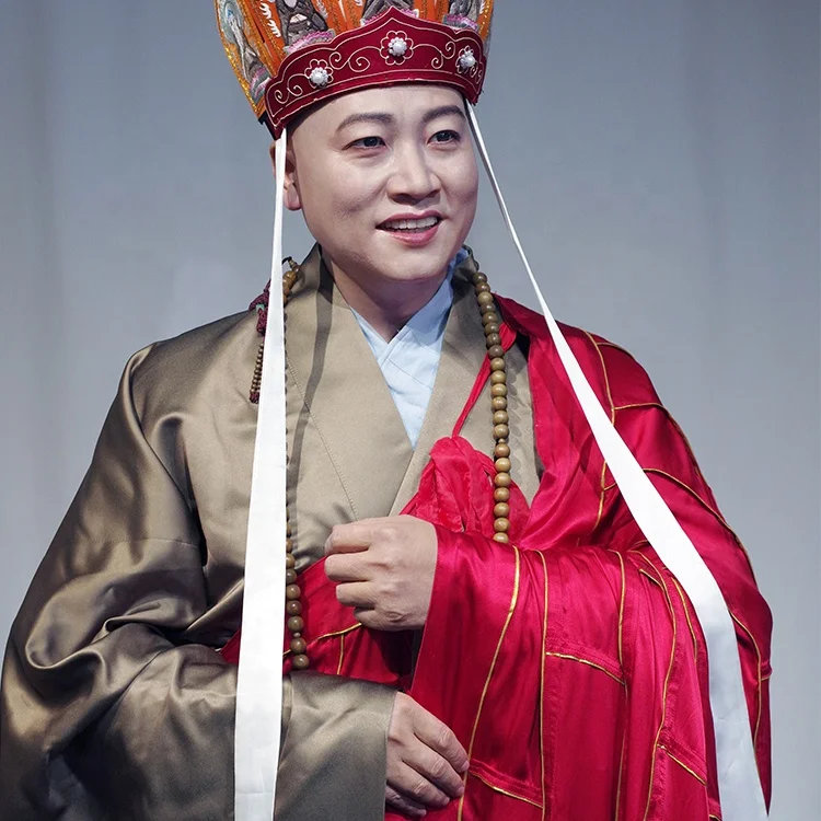 High End Custom Made Gift Buddhist Monk Life Size Wax Figure for Wax Museum