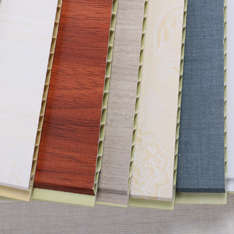 Custom Bamboo Wood Fiber Integrated Wall Panel Stone Plastic Wall Panel ...