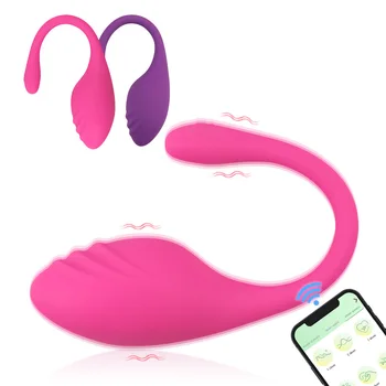 New USB Charging  Strong Frequency Vibration APP Remote Control Female Vibrator  Adult Sex Machine For Women