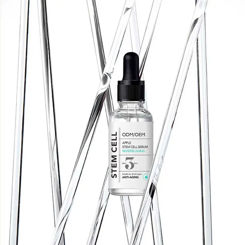 Swiss Apple Stem Cell Serum Plant Natural Reduce Aging Signs Wrinkles Discoloration Restore Elasticity to Get Youthful