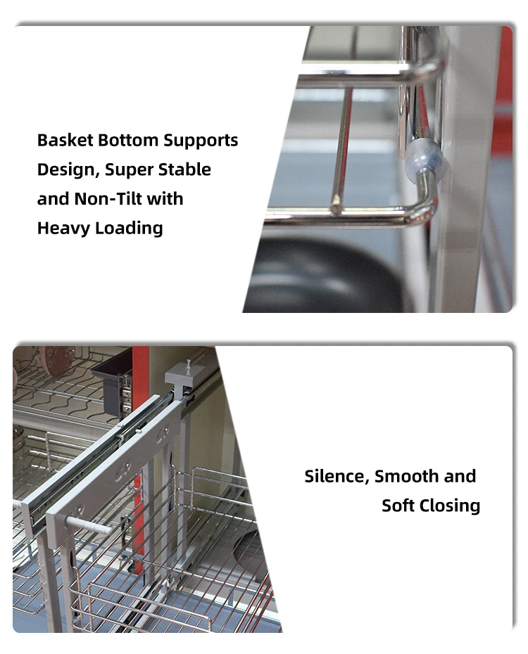 Kitchen Corner Storage Drawer Accessories Basket Pull Out Super