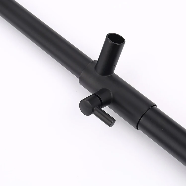 Sistema de ducha tipo lluvia con cabezal de baño de hotel frío y caliente de tres funciones