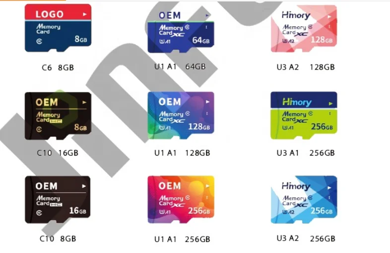 Bulk 1gb 4gb 16gb 64gb SD TF Card Wholesale 2gb Memory 512Gb 128Gb 1Tb 256Gb 128 Gb 1 Tb Sd Card