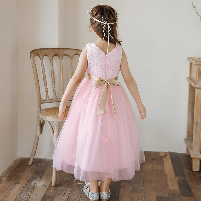 Source Pretty Elegant Baby Girl Dresses Princess Frock Design Dress age 3-14  Years Old Wedding Flower Kids Dress 21163 on m.