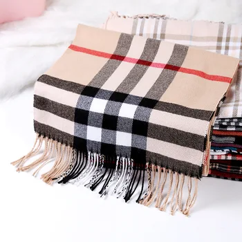 New collection wholesale custom luxury shawl knitted blanket winter scarves for women 100% cashmere wool scarf women