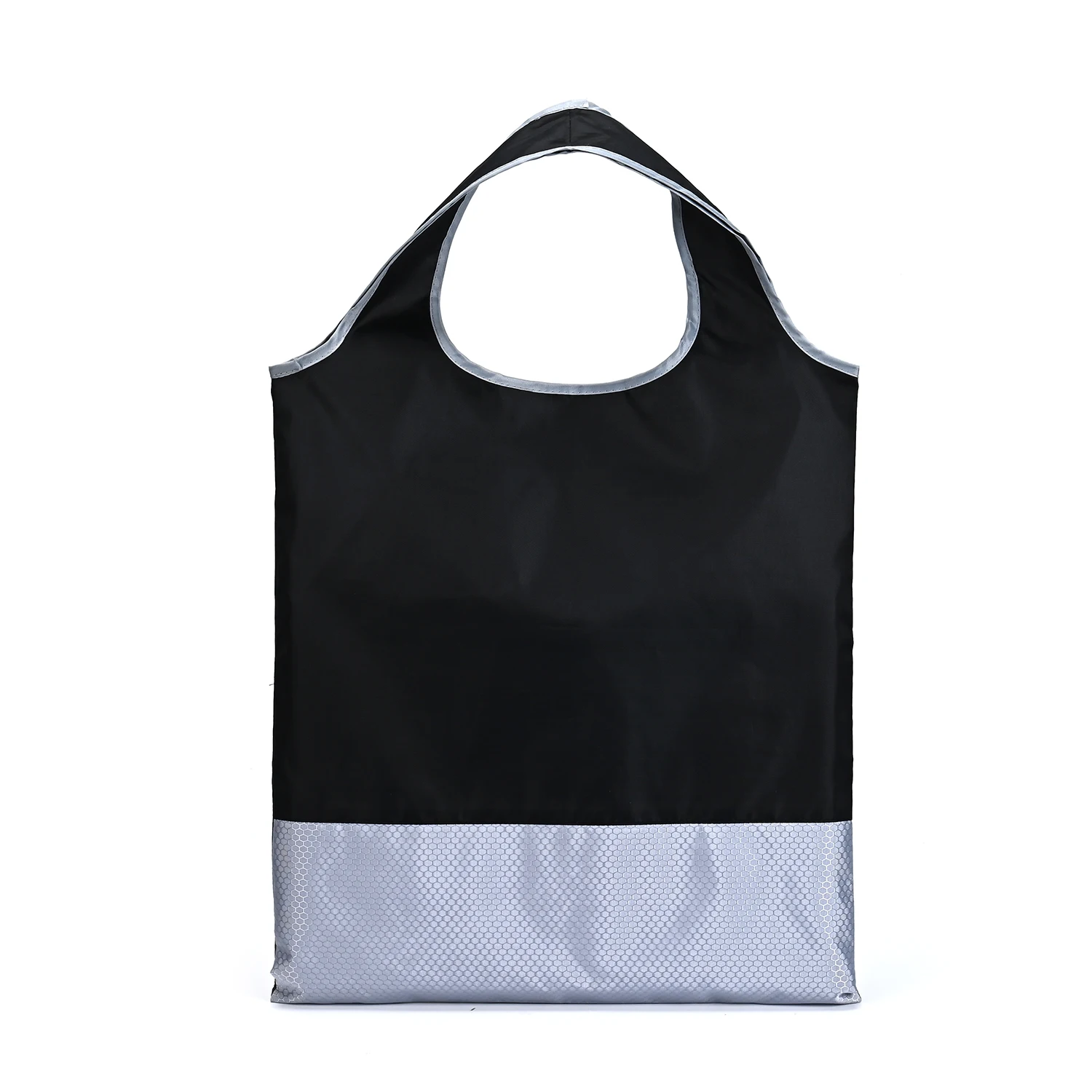 Hot Selling Designs Easy Carry Small Foldable Pocket Tote Polyester Reusable Folding Shopping Bag manufacture