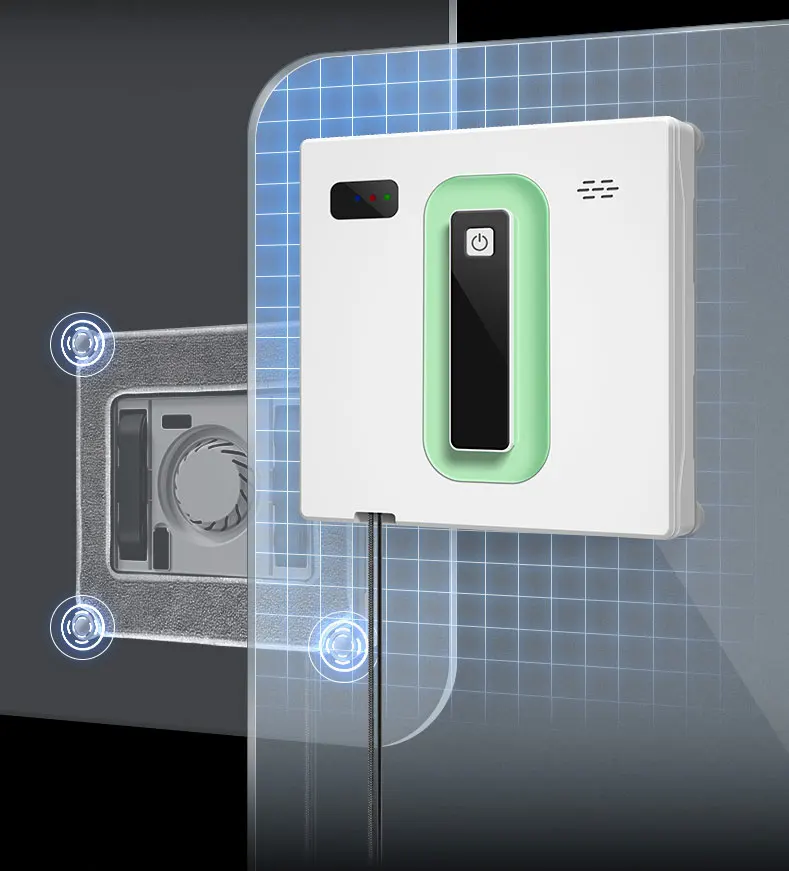 Intelligent Robotic Glass Cleaner with 30-60min Runtime and 1 Year Warranty for High Rise Buildings