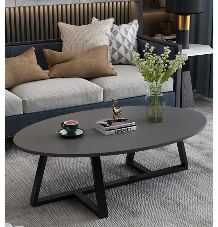 Yq Forever Modern Luxury Coffee Table Marble Metal Leg Material Round ...