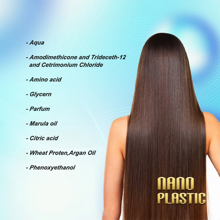 Professional Salon Smooth Treatment Shiny Hair Brazilian Nano Keratin ...