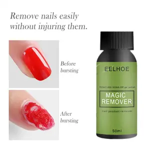 50ml Magic Remover Nail Gel Polish Remover UV Gel Polish Delete Remover Semi Permanent Varnish Polish Magic Burst Nail Gel