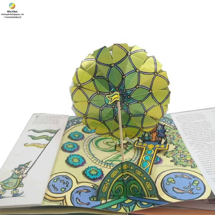 Custom Hardcover Pop-up Children's Story Card Printing
