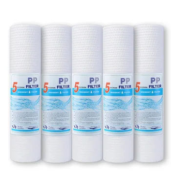 100% food grade polypropylene 10 inch x2.5inch pp water filter for Water Treatment reverse osmosis Water Filter Systems