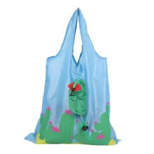 Cactus-shaped grocery heavy duty custom tote bags folding shopping bags capacity shopping fashion casual custom tote bag