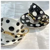 Tazza bianca con piattino e cucchiaino - confezione per ordini postali - 220 ml